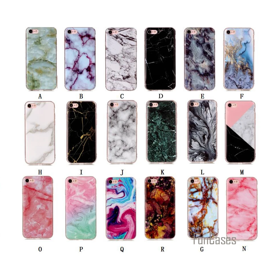 Мраморный чехол для iPhone 6 Чехол градиентный цветной узор силиконовый plus