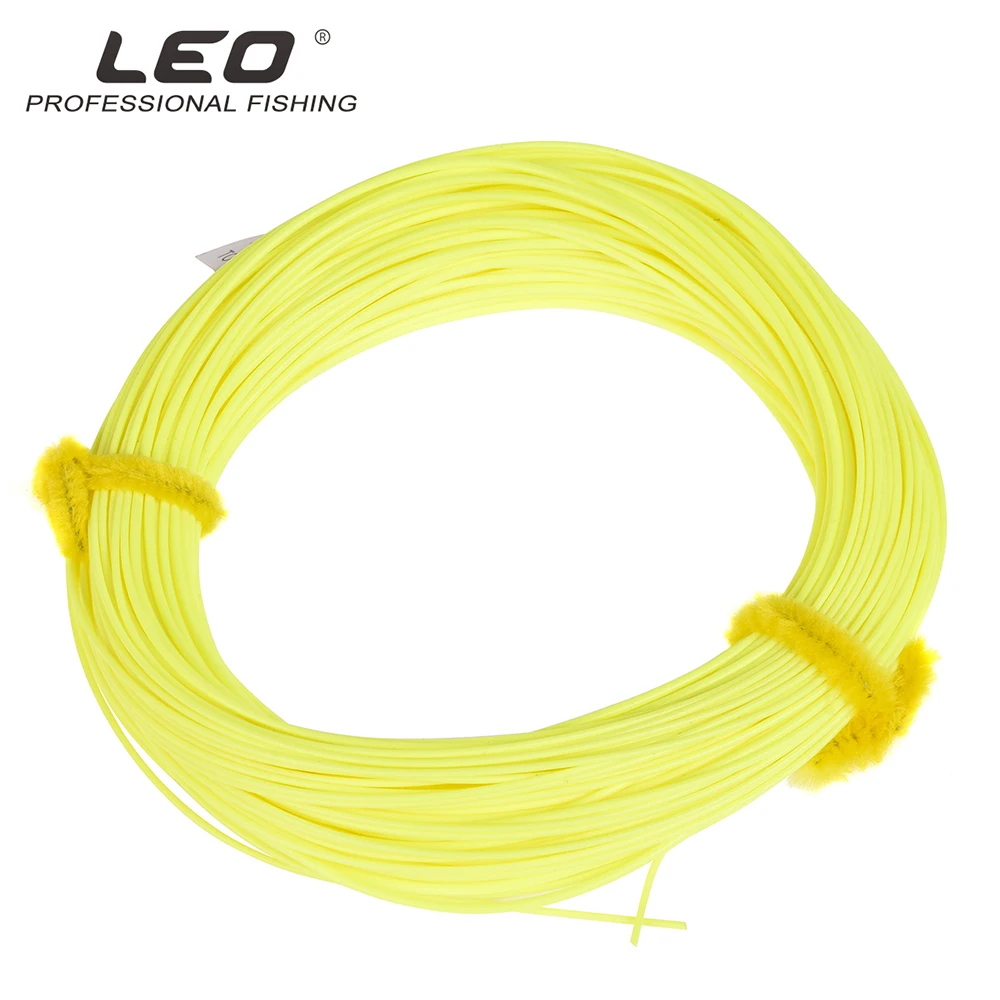 LEO 4F/5F/6F/7F/8F 100FT Fly Line Вес вперед плавающая рыболовная леска для ловли карпа Pesca|fishing