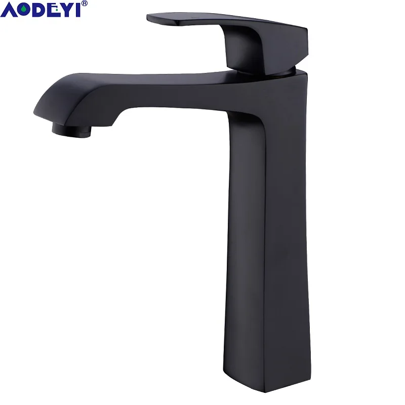 Смеситель AODEYI для раковины в ванной комнате Латунный однорычажный смеситель с