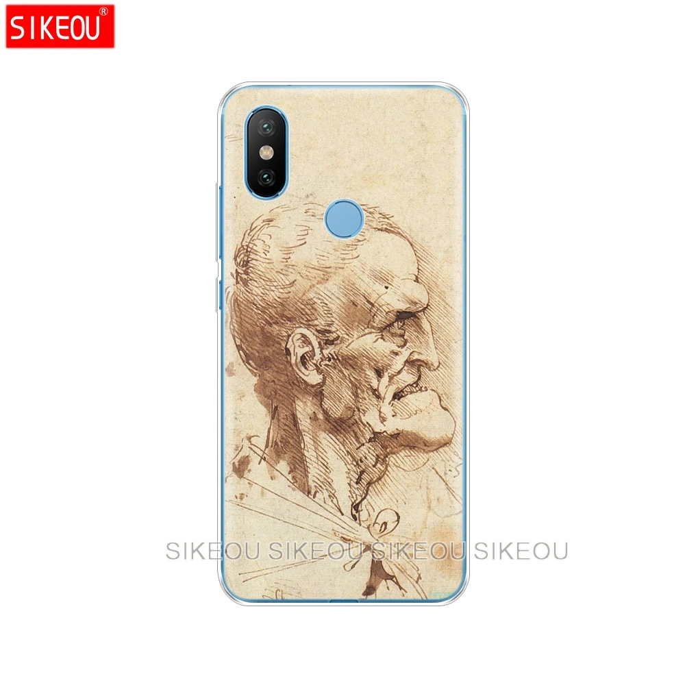 Силиконовый чехол для Xiaomi Mi 8 8SE A1 A2 5 5S 5X 6 Mi5 MI6 NOTE 3 MAX Mix 2 2S Италия Леонардо да Винчи