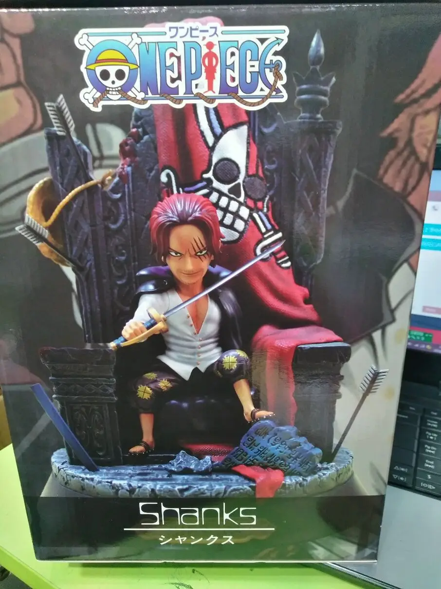23 см аниме One Piece экшн фигурки фигурка Шанкса Shanks Red Hair игрушки Фигурки модели