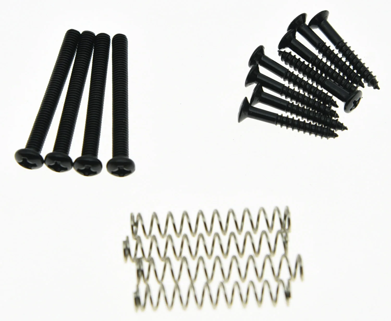 

Humbucker Pickup Height Screws Kit Pickup Ring Surround Mounting Screws Black