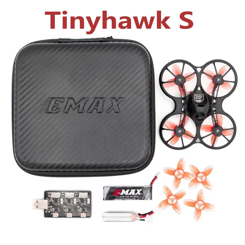Квадрокоптер Newst Emax Tinyhawk S гоночный Дрон BNF F4 4в1 5A 15500KV 37CH 25mW 600TVL VTX 1S-2S - | Игрушки и