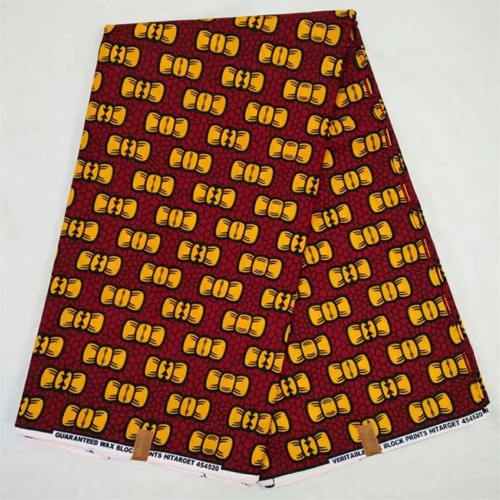 (6 Ярдов/шт) Новый Перечисленные гарантировать Африканские реального хлопка