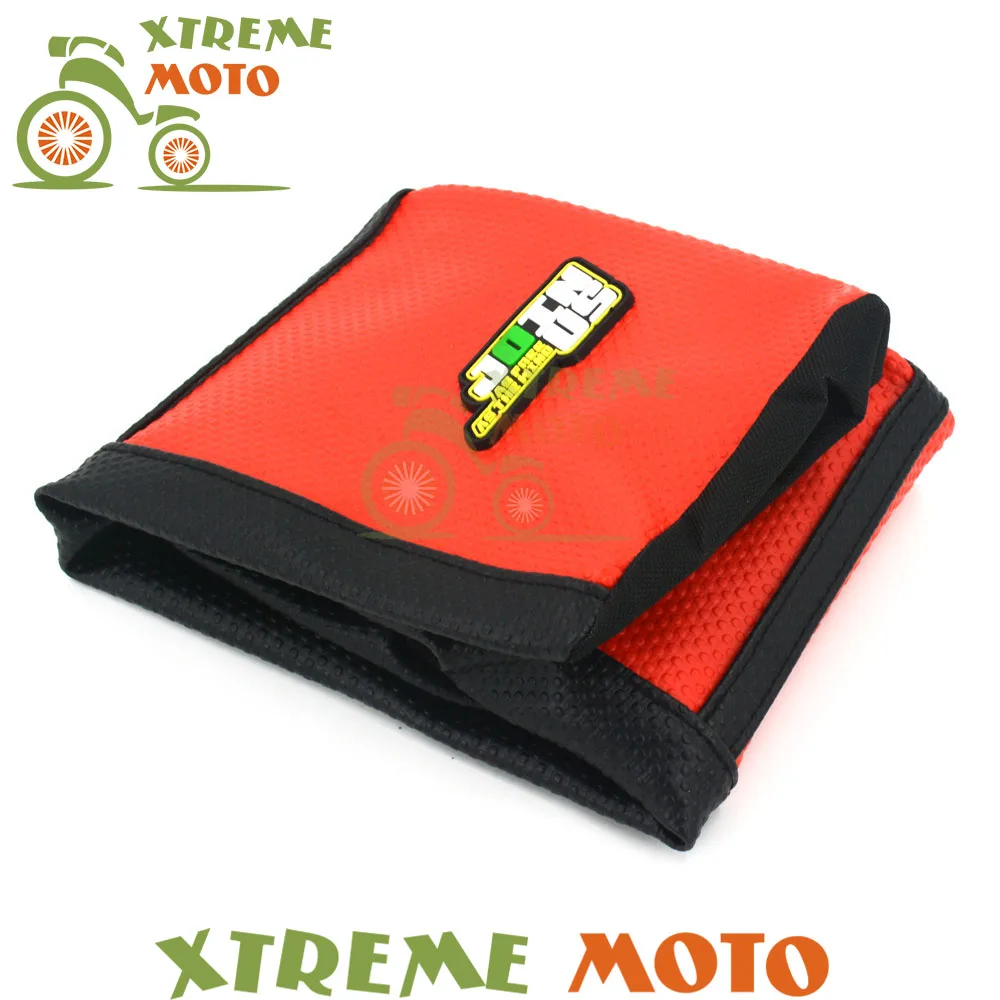 Красная резиновая виниловая захватывающая мягкая накладка на сиденье мотоцикла