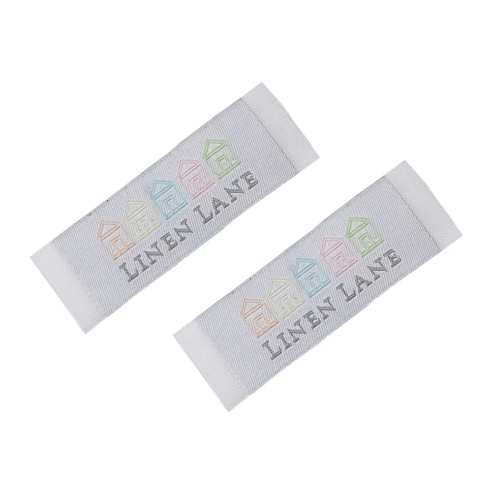 Индивидуальные ткань этикетки для одежды изготовленный на заказ швейные теги