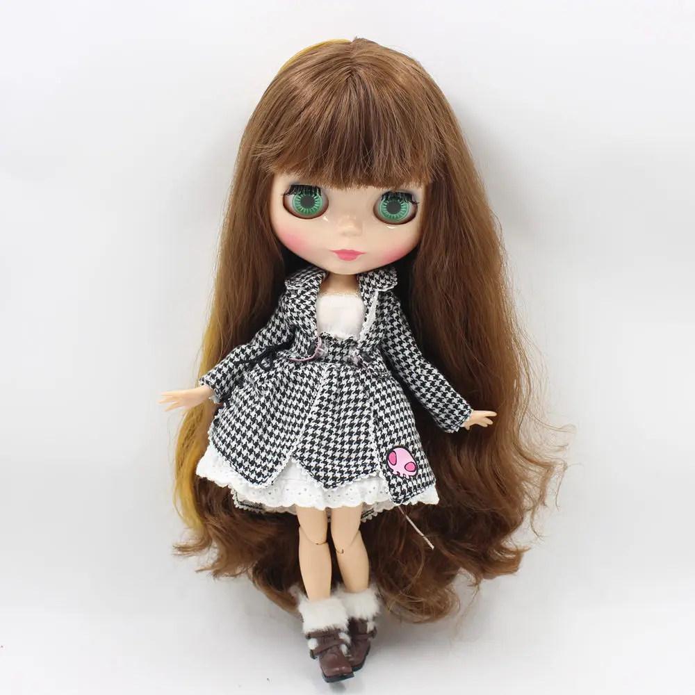 Наряды для Blyth doll Skull, розовый комплект, приталенный комплект из пальто и короткой юбки, костюм для 1/6 года, azone BJD pullip licca