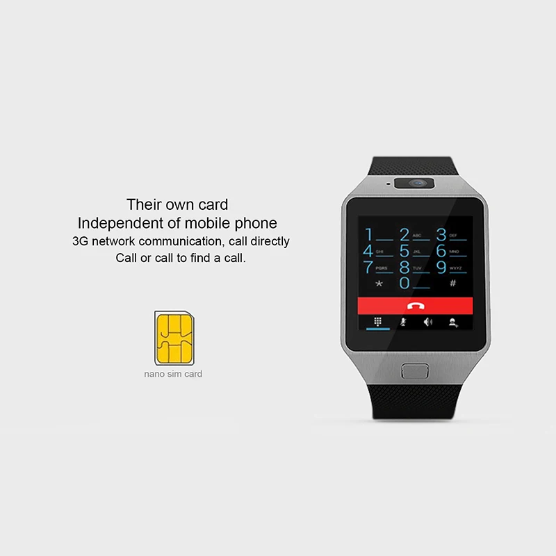 Смарт часы KEBIDU Bluetooth DZ09 Smartwatch для Android Apple телефон Поддержка Facebook Whatsapp SD SIM с