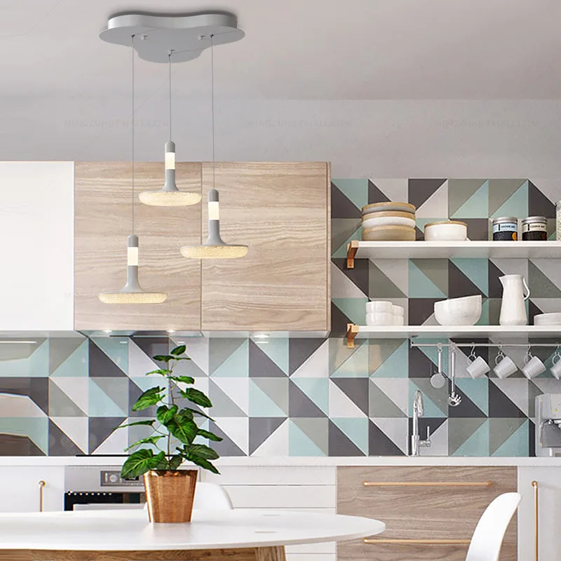 Спальня Современные светодиодные лампы для кухни Foyer Главная подвеска огни