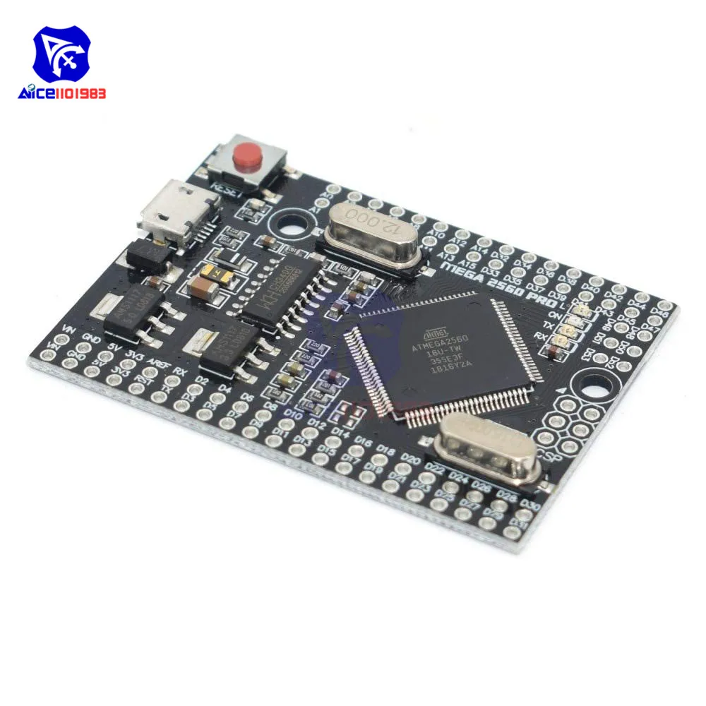 Плата разработки MEGA2560 PRO для Arduino ATmega2560 модуль расширения с разъемом Micro USB CH340G