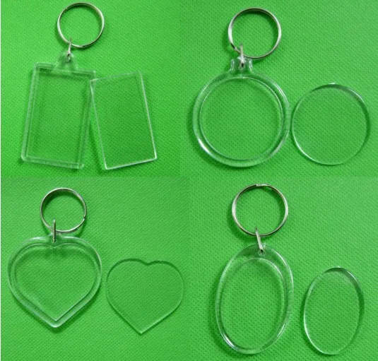 50 шт./лот прямоугольник/Сердце/круглые стили прозрачная белая акриловая вставка