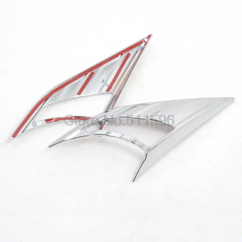 Накладка на переднюю фару Nissan Qashqai 2015 2016 2017 2 шт./компл.|lamp hood|trim covertrim chrome |