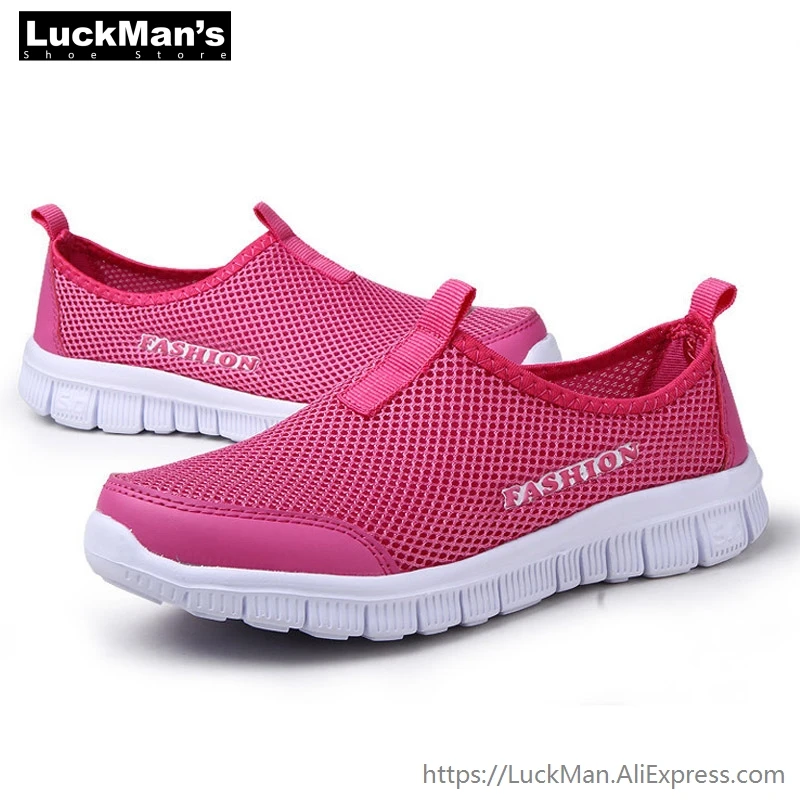 LuckMan/Летняя Мужская дышащая пляжная обувь Уличная для плавания из сетчатого