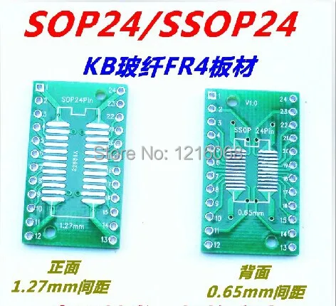 SOP24 отложным воротником DIP24 ssop/tssop/SOIC/MSOP24 SMD DIP переключатель адаптер пластина IC