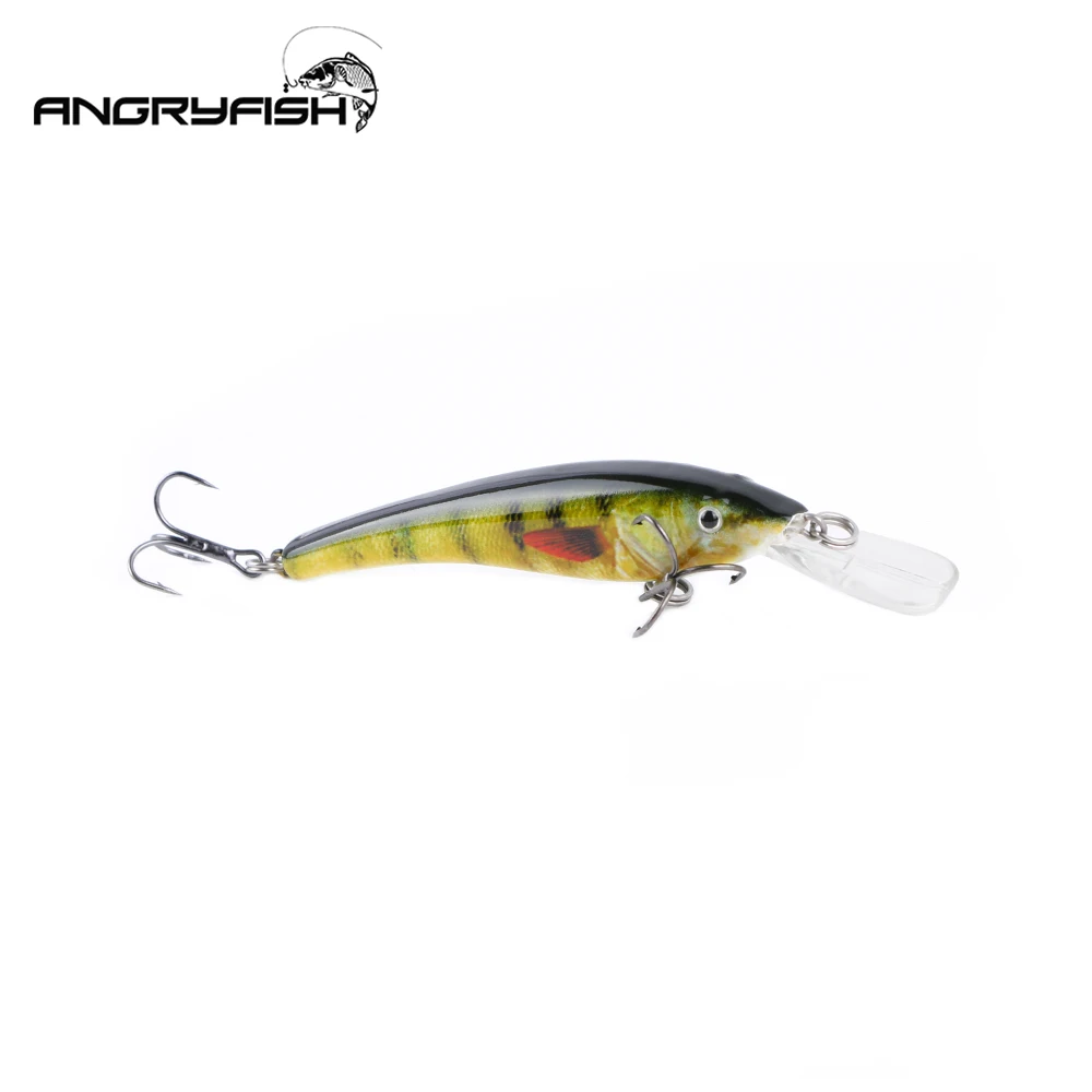 Фото Angryfish Новый 3D глаза 9,5 см 5,5 г рыболовные приманки whopper plopper 4 цвета похожая на настоящую твердая приманка для рыбалки приманка с крепким крюко... №5