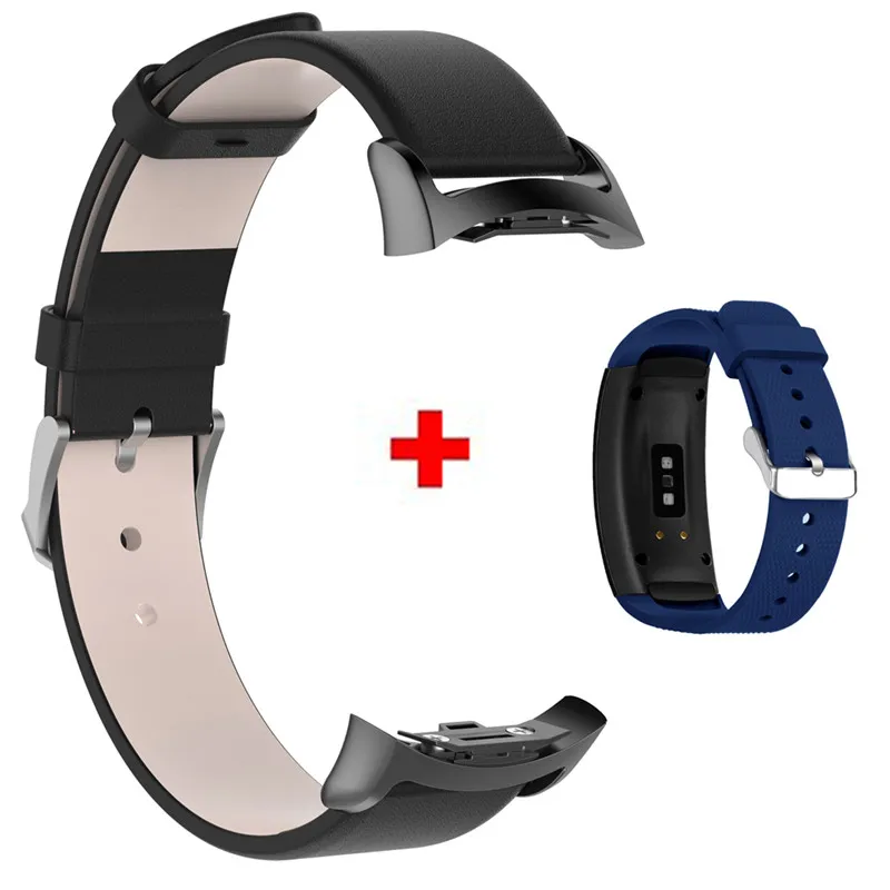 Color13 2 шт сменный Браслет для часов для samsung gear Fit 2 Pro ремешок Роскошный кожаный ремешок для samsung Fit 2 Fit2 Wristband браслет - Цвет: Color13