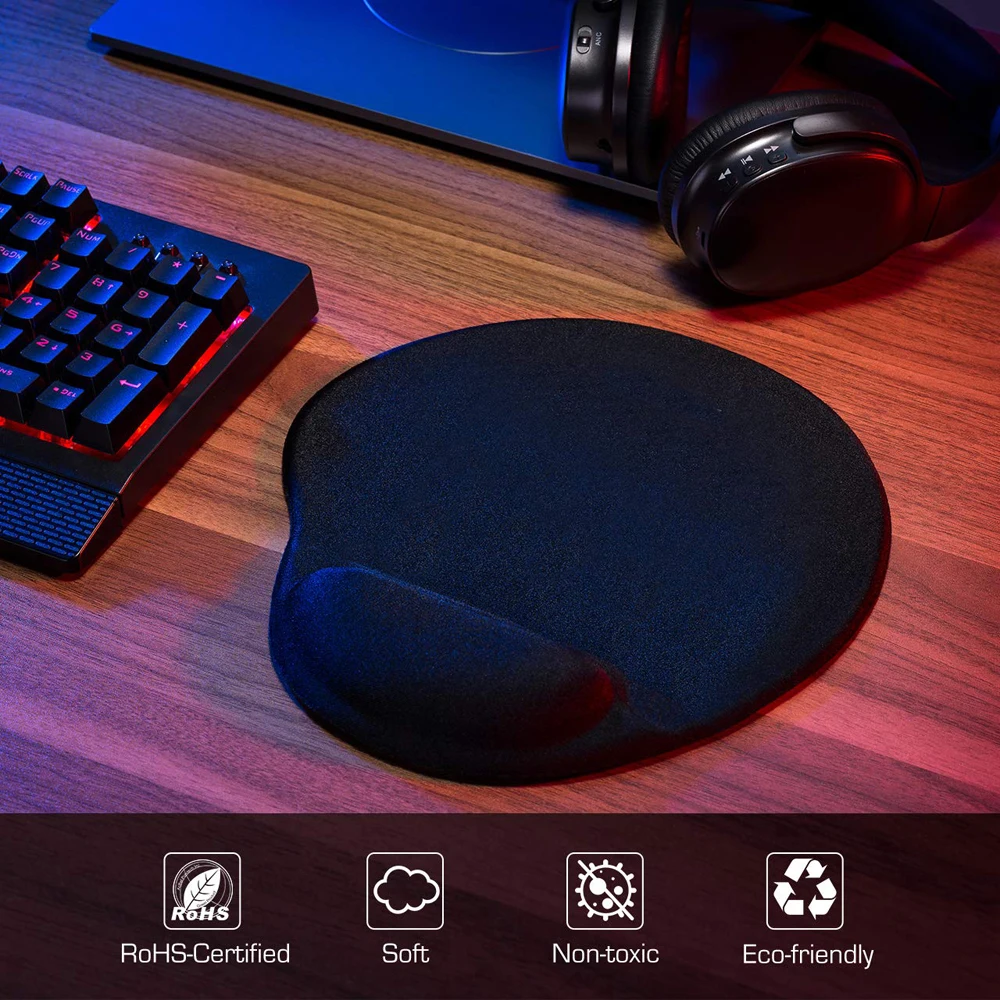 gaming mouse pad with wrist rest for computer mackbook laptop keyboard mouse mat with hand rest mice pad with wrist support free global shipping