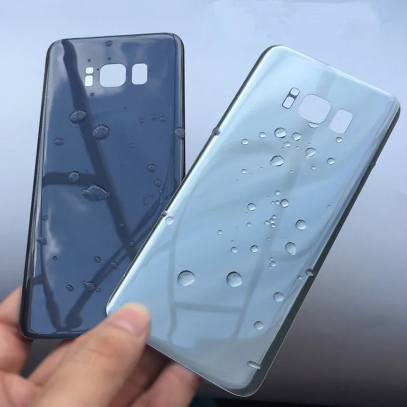 Задняя дверь батарея для samsung S8 G950 G950F/S8+ G955 G955F s8 Plus S8 крышка батареи без объектива