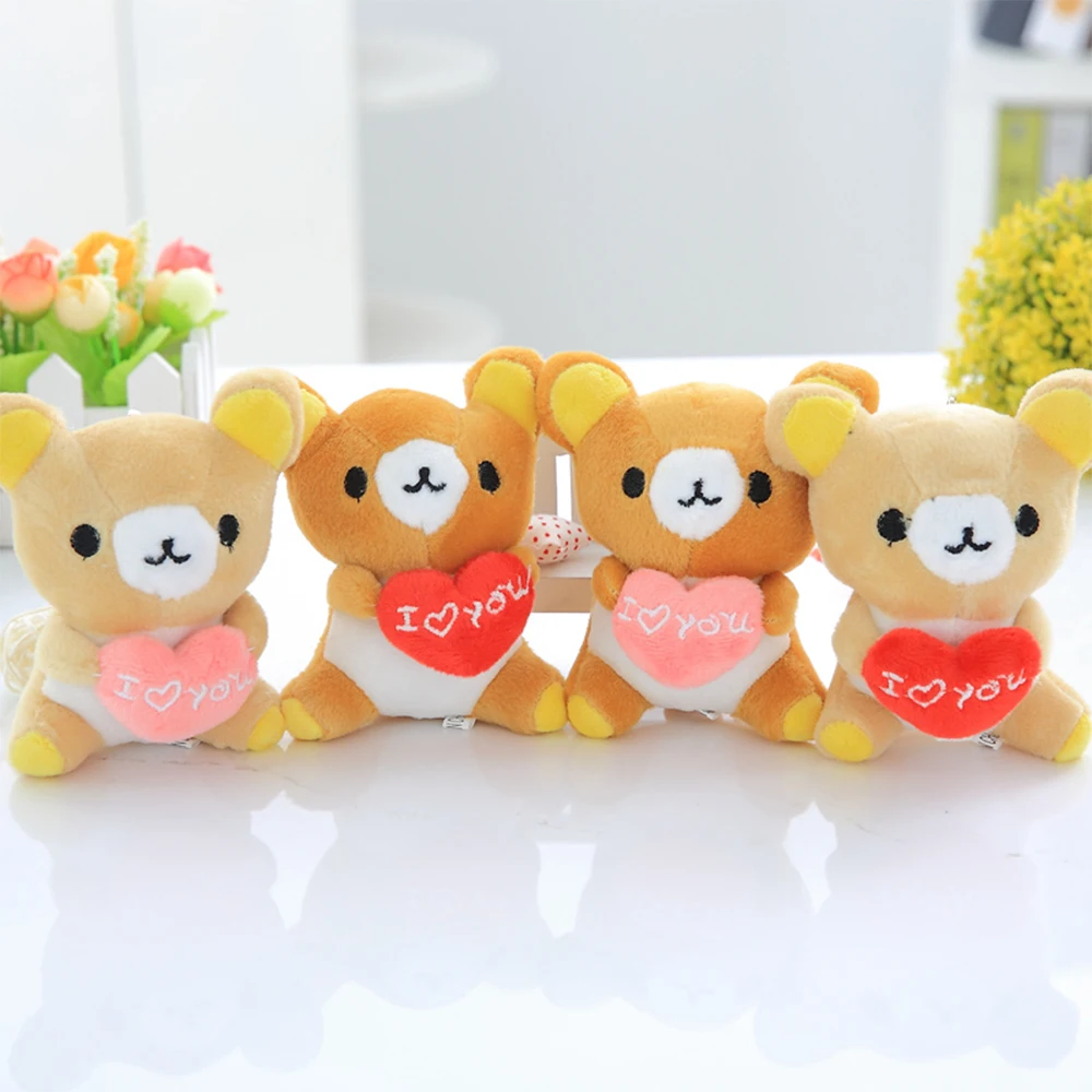 Милый плюшевый мишка Rilakkuma, расслабляющий медведь, плюшевая игрушка, плюшевый мишка, подушка, подарок для девочки, рождественский подарок