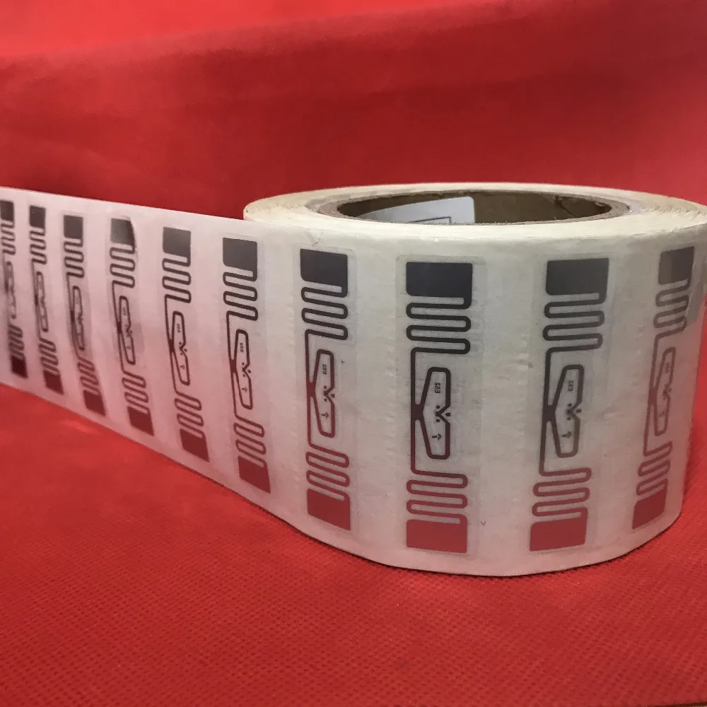 Электронная радиочастотная бирка M5 размер 68 х14 мм UHF rfid наклейки ISO18000-6C EPC GEN2 Impinj E52