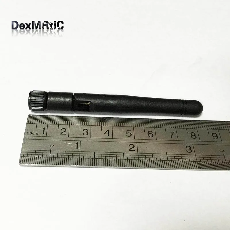 1 шт. 2,4 ГГц Беспроводная Антенна маленькая резиновая антенна ZIGBEE 3dbi SMA Мужская 85 мм длинная#2 для Wi-Fi роутера