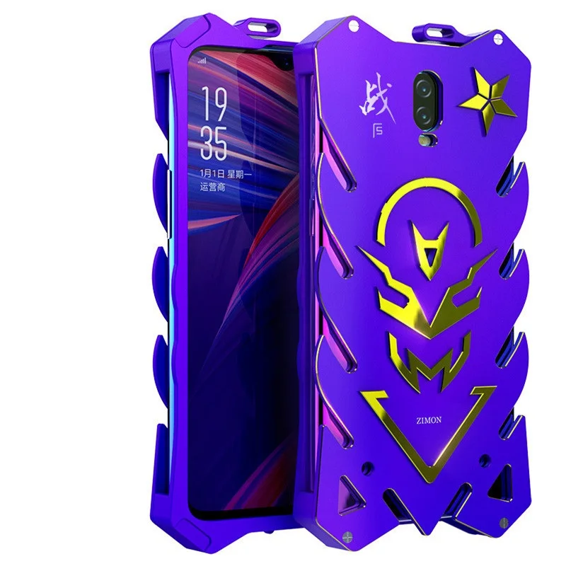 

Zimon Armor Ii Aviation Aluminum Metal Case For Oppo R17 r17 Pro Powerful Outdoor Case For Oppo R17/r17 Pro Shockproof Cnc Shell