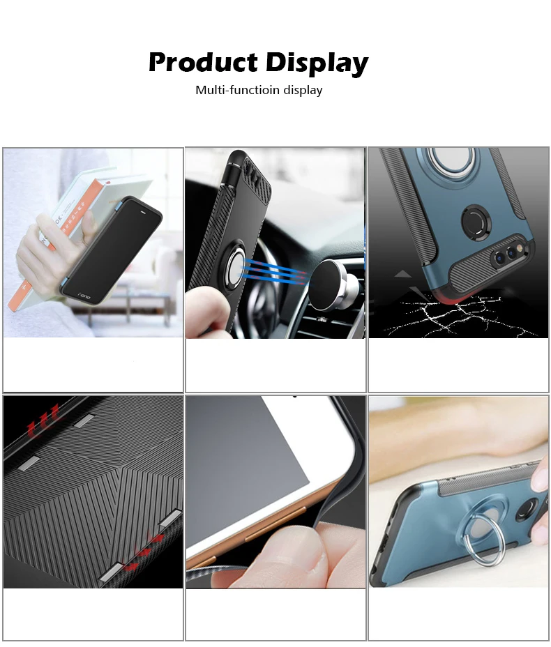 Жесткий Чехол-подставка для телефона huawei P20 Lite Pro P10 P Smart Plus MATE 9 10 NOVA 2 3 3i View V10 Honor 8 7X