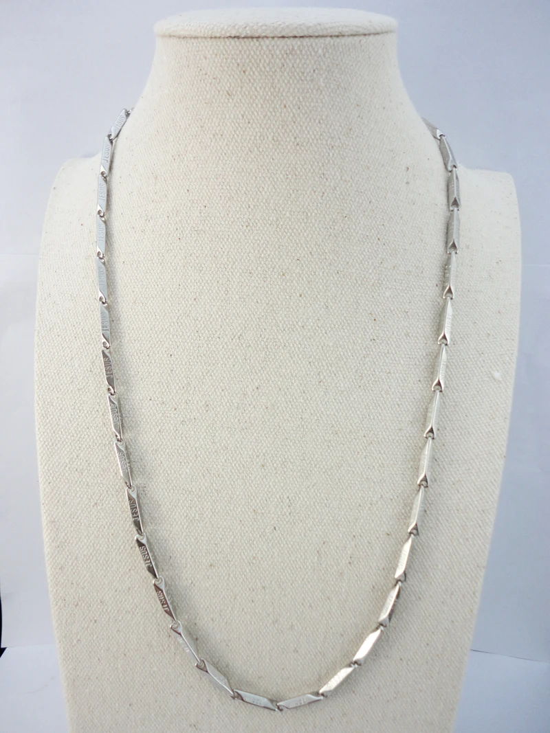 Цепочка Из Нержавеющей Стали с Иисусом из бамбука 21 26 дюйма 54 см 1 комплект 30