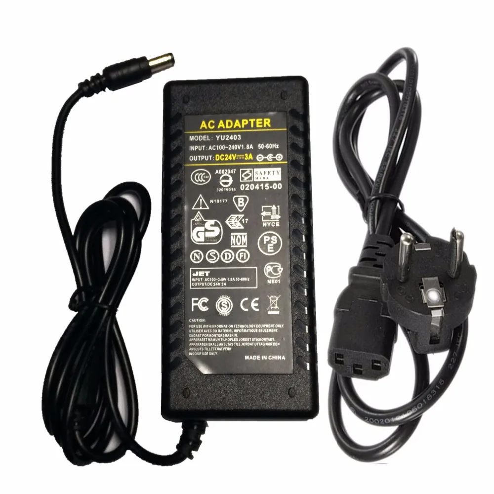 24V 3A AC DC адаптер Зарядное устройство для ARGOX принтер CP-3140L CP-2140 OX-100 OS-214Plus CP-3140
