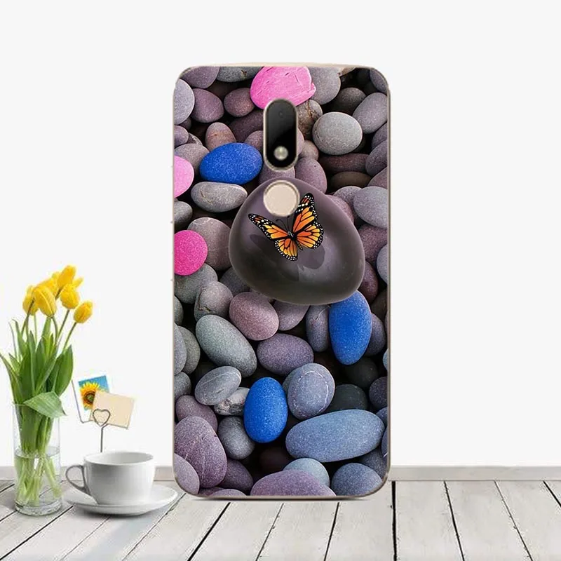 J34 Мягкий силиконовый чехол для Motorola Moto M XT1662 XT1663 розовый чехол с милыми животными чехол с принтом для Moto M задняя крышка Capas Fundas - Цвет: J34