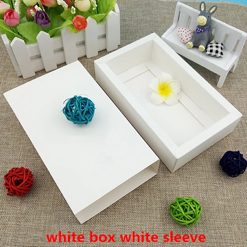 white color Крафт-бумажный ящик, Подарочная коробка, белая, черная, ювелирная, ручная работа, упаковочные коробки для мыла, для свадебной вечеринки, конфет - Цвет: white color