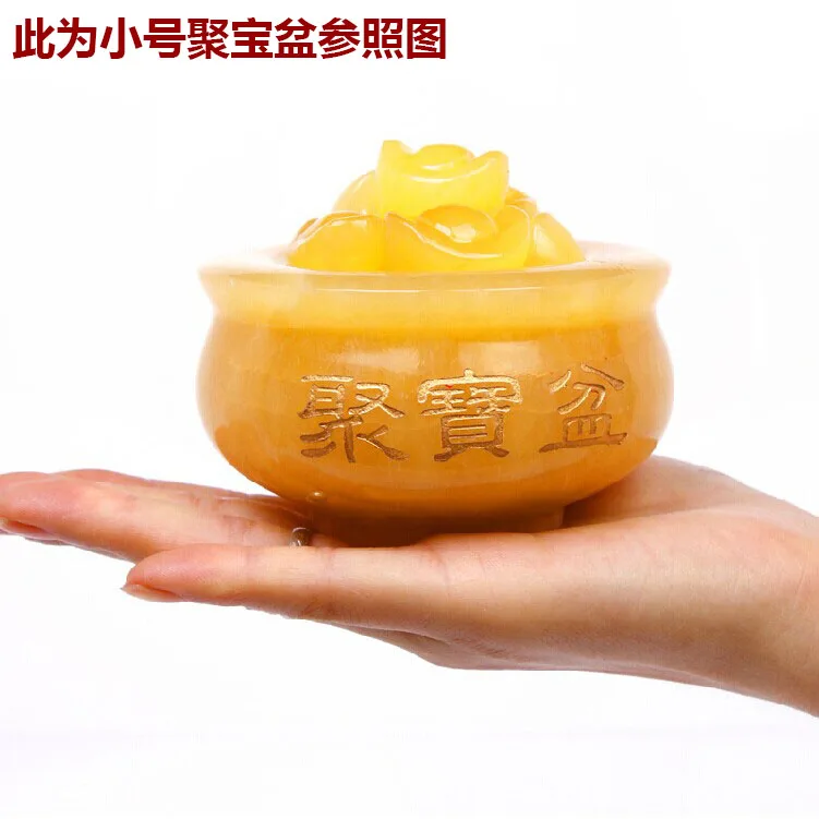 Office floor gold cornucopia natural Topaz lucky jade ornaments Chinese jewelry Home Furnishing shipping | Дом и сад