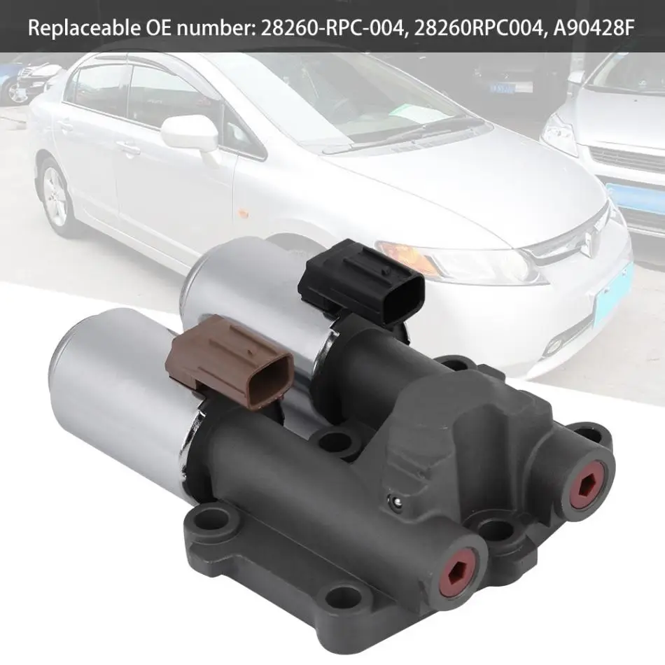 Трансмиссия Двойной линейный соленоид сборка для Honda Civic 2006 2007 2008 2009 2010 2011 28260-RPC-004 автомобильные двигатели клапаны Запчасти
