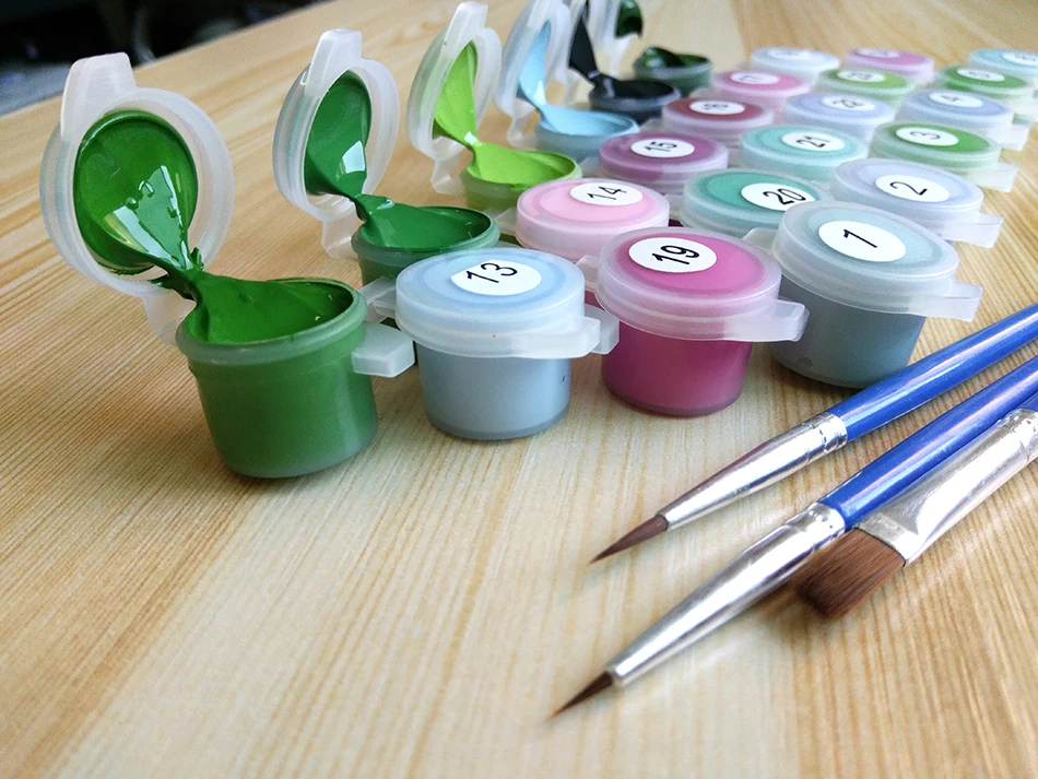 Климта поцелуй DIY цифровой Краски стены картину номер печати холст плакат