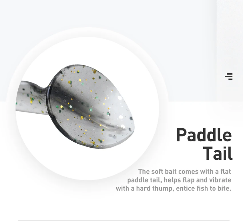 5pcs 7cm 2g artificial soft silica shad lure baits for carp fishing, plastic wobbler baits t-tail paddle tail soft fish lures