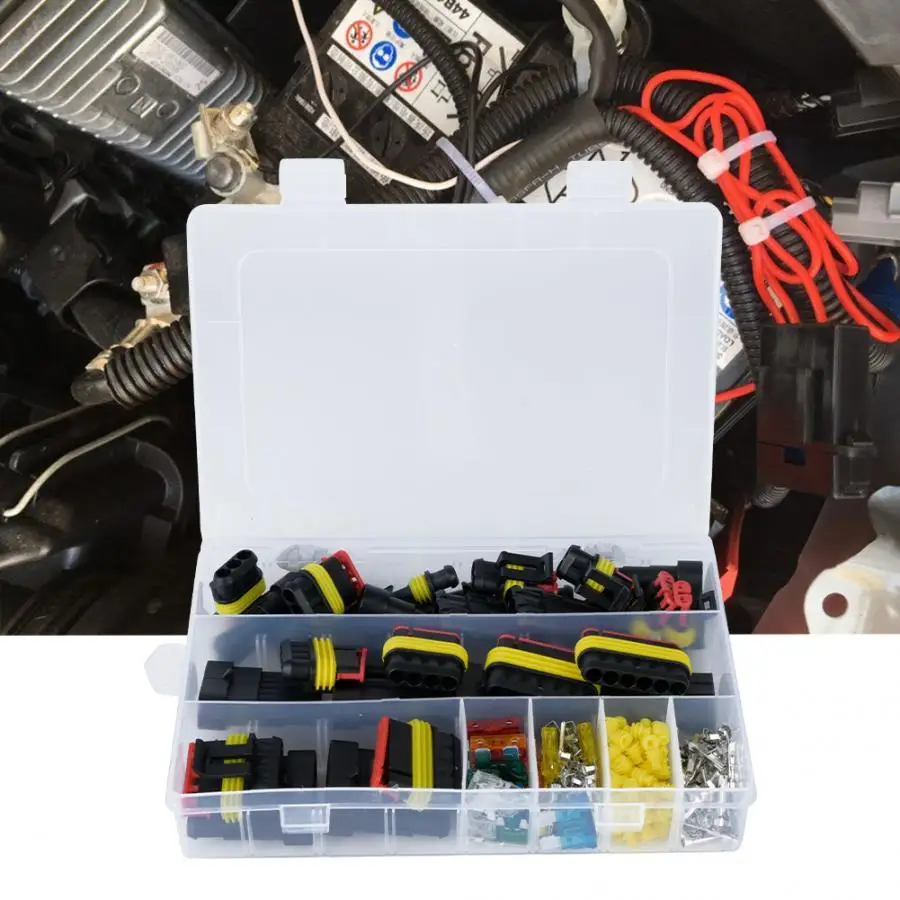 Conectores 240 шт Красочный электрический разъем Автомобильный Электрический провод