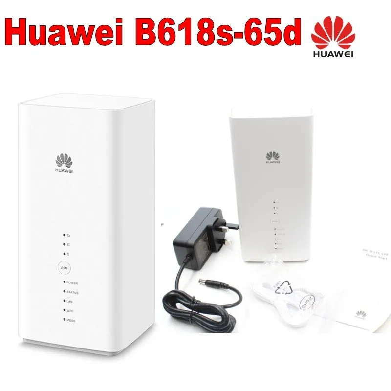 Модем Huawei B618 B618S 65D Cat11 600 Мбит/с 4G LTE с поддержкой FDD B1/3/5/7/8/28|phone show|speaker calculatorspeaker box for