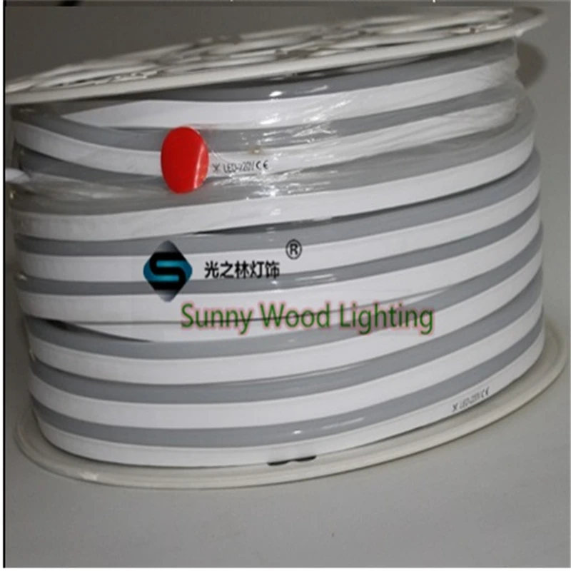 Светодиодная неоновая трубка мини неоновые гибкие 5 м/лот 2835 SMD 220 В гибкая лента