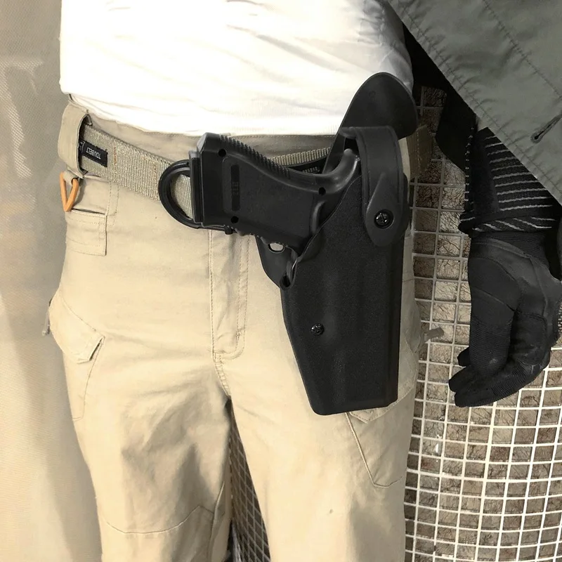 Тактическая полиуретановая кобура с ремнем Glock Gl0ck для пистолета 17 19 22 23 31 32