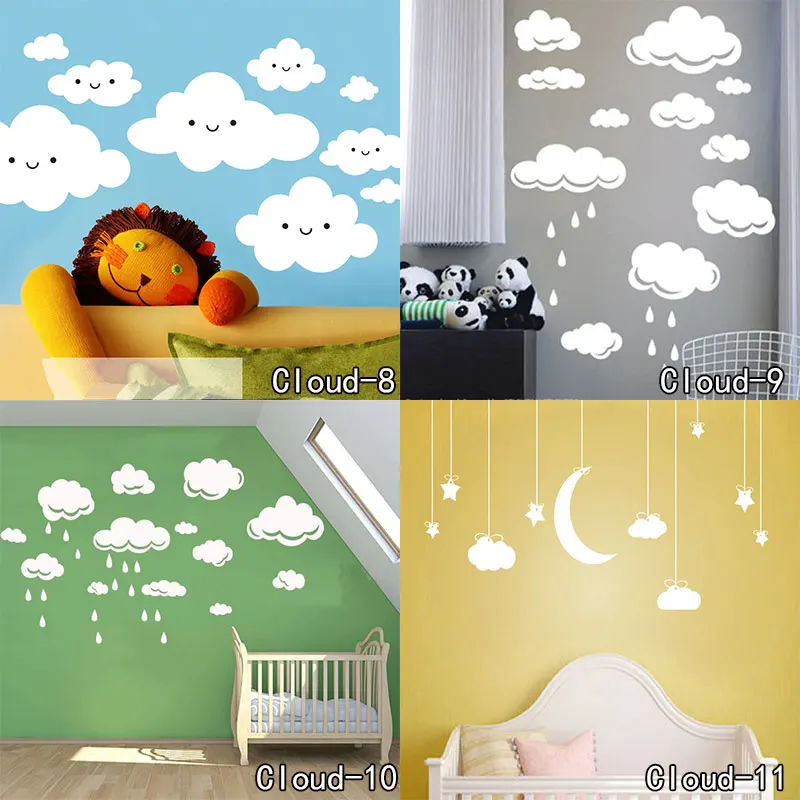 

Beautiful Cloud Wall Decal Clouds Sticker - Kid Bedroom Wall Decoration Baby Room Decal Mural DIY Home Decor Vinyl