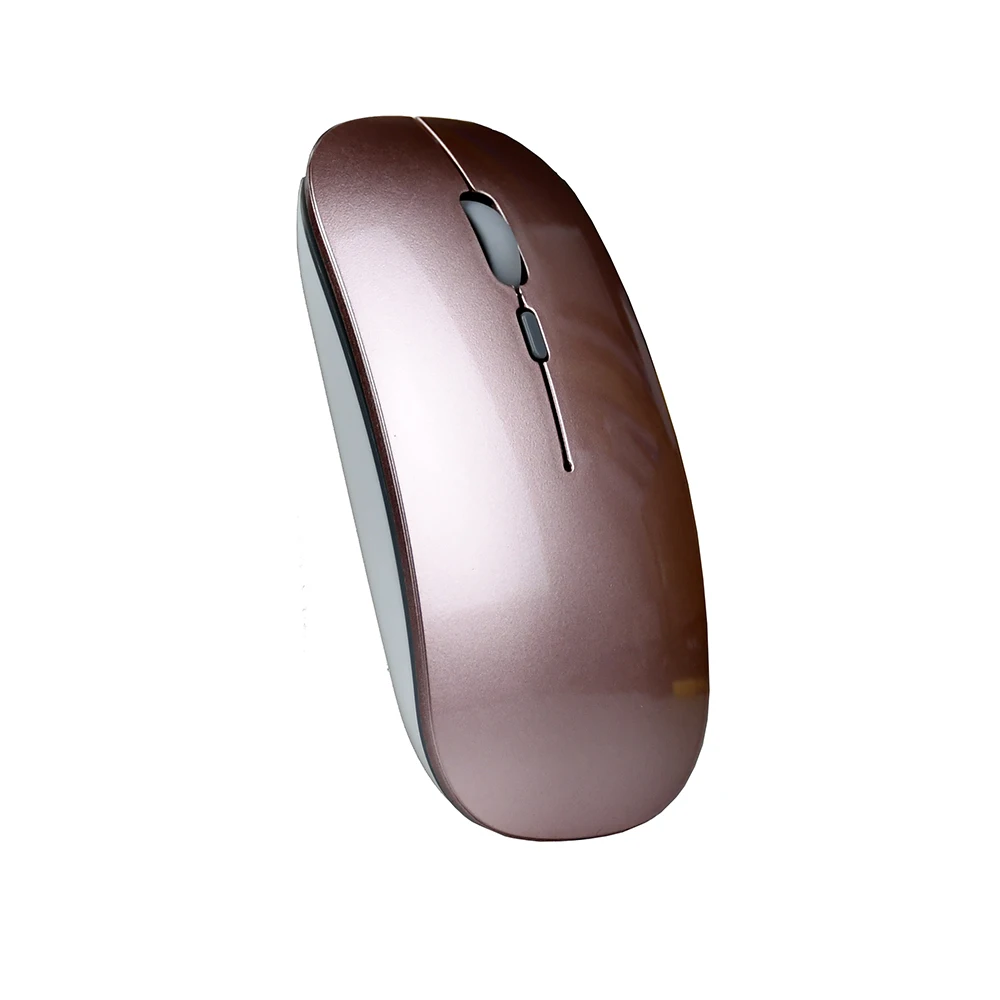 Zienstar Slim 2,4 ГГц Беспроводная мышь с usb-приемником, бесшумный щелчок, 600 мАч перезаряжаемая литиевая батарея для Mac, ноутбук, ПК