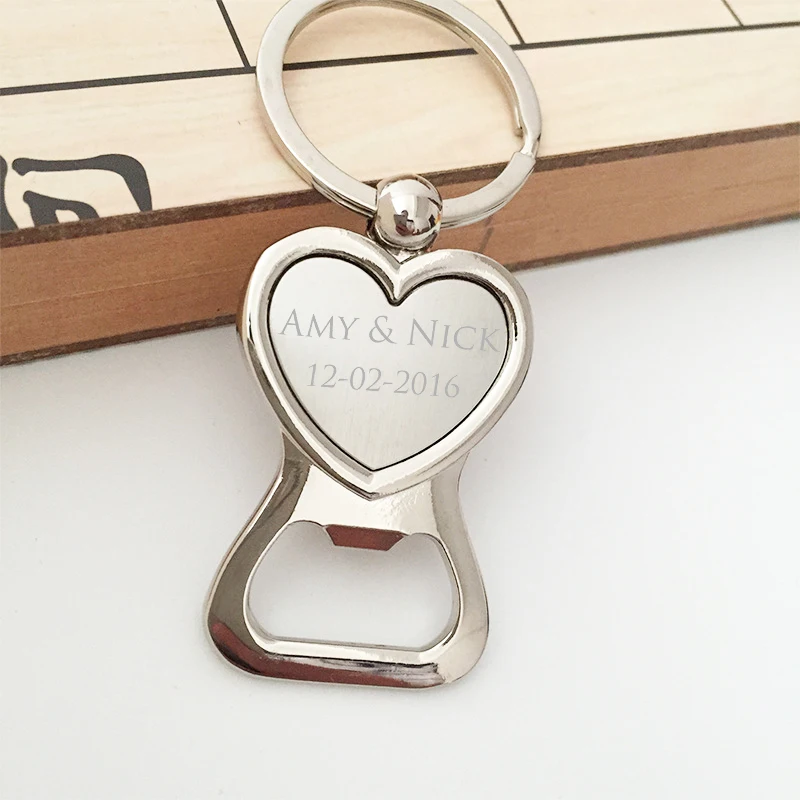 100 шт. брелок для открывания бутылок в виде сердца|gifts for guests|gifts weddinggifts wedding guests |