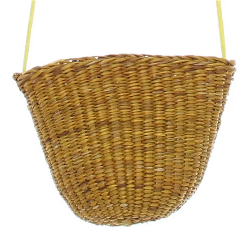 Новинка 2020 Женский соломенный дизайнерский кошелек через плечо 6 цветов плетеный