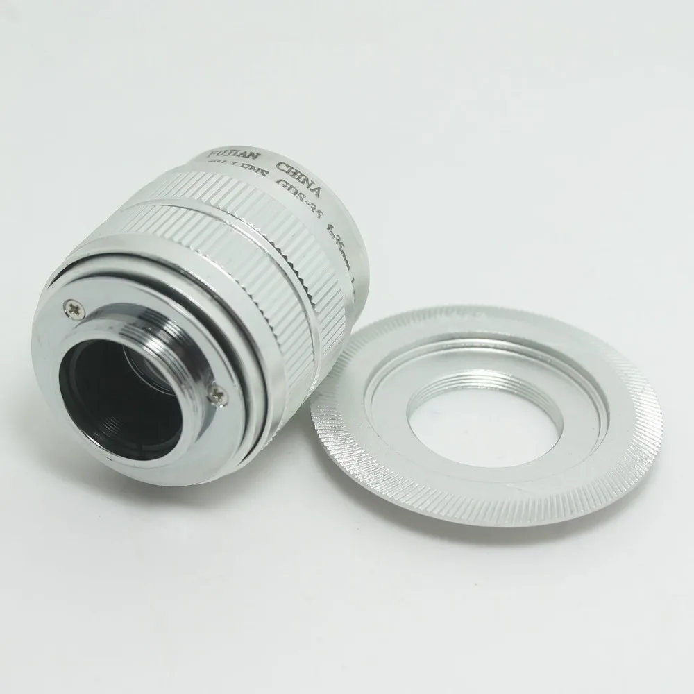 35 мм F1.7 CCTV Lens + C Mount для Micro 4/3 Olympus EPL5 EPM3 EPL7 OM D EP1 EP2 EP3 EP6 EPL6 EPL3 E M5/II M10/II|c mount|35mm f1.7lens c mount