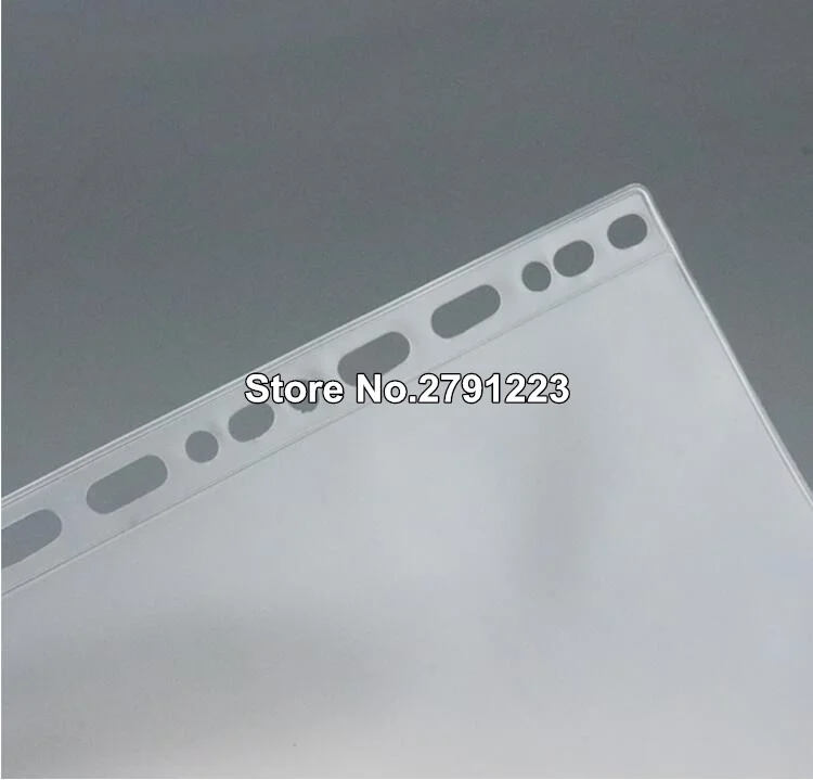 A5/A6/A7/B5 PVC Binder Folder Holder Zipper Low Profile Style Spiral Plan Bag Storage File Card Pack 20 Pcs | Дом и сад