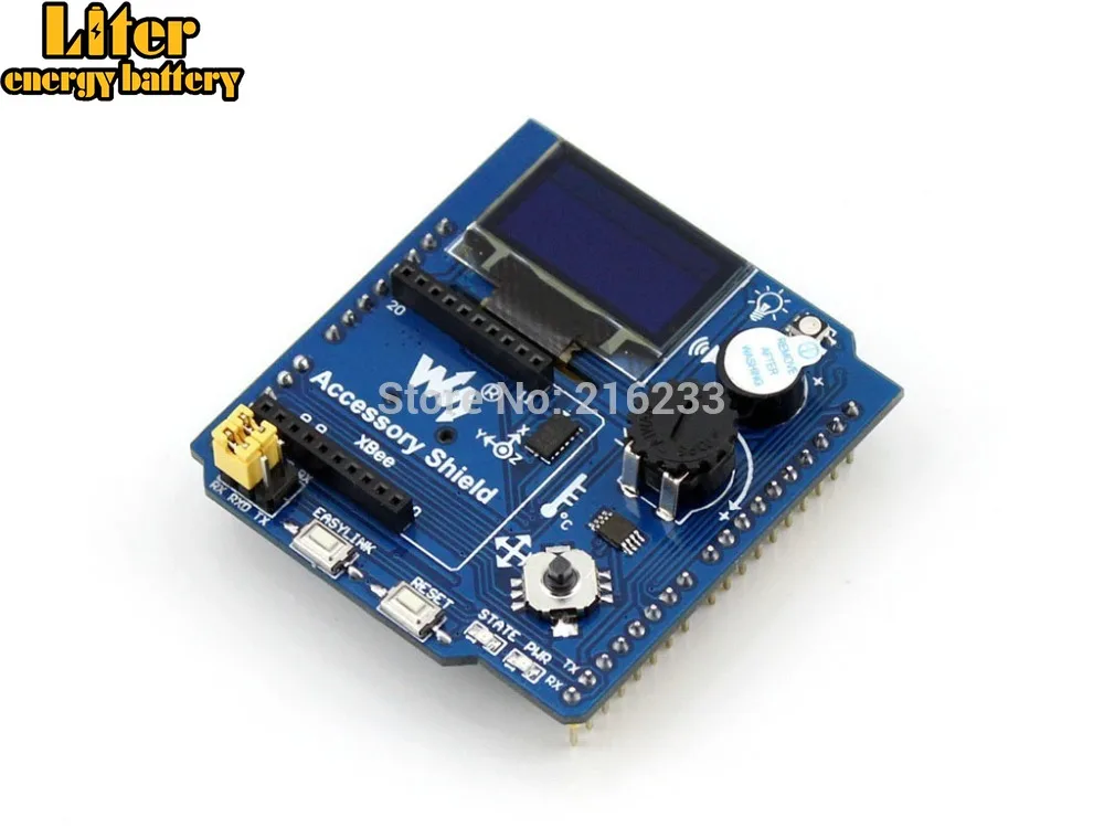 Аксессуар щит интегрирует интерфейс XBee OLED 0 96 дюйма и другие распространенные