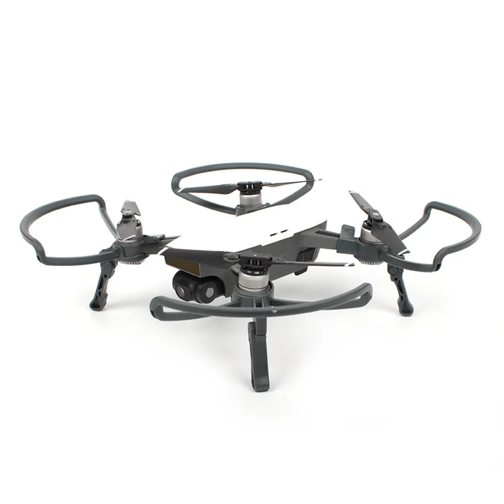 4 шт. 2 в 1 для DJI SPARK Drone Propeller Guard расширение шасси+ реквизит защита для DJI SPARK безопасный Летающий аксессуар