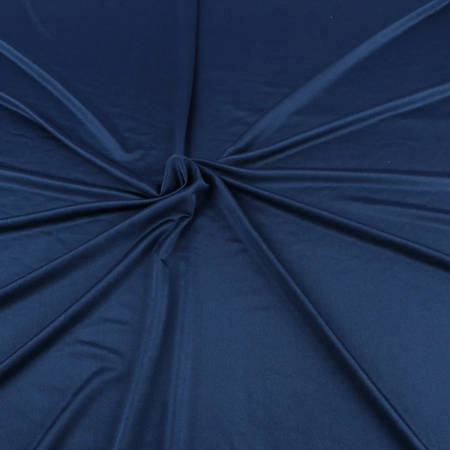 Navy Blue 1 ярд блестящая милликожа 4 способ стрейч лайкра полиэстер спандекс ткань трикотаж для танцовщицы купальники Diy 5" широкий-много цветов - Цвет: Navy Blue