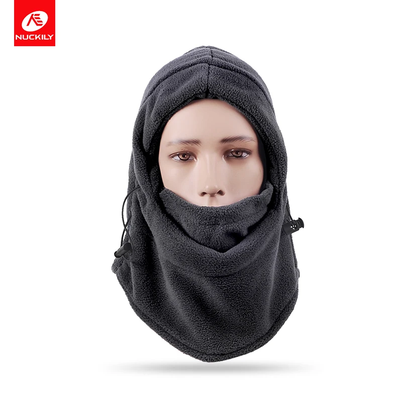 NUCKILY зимняя велосипедная маска для лица флисовая термальная Лыжная Шапка
