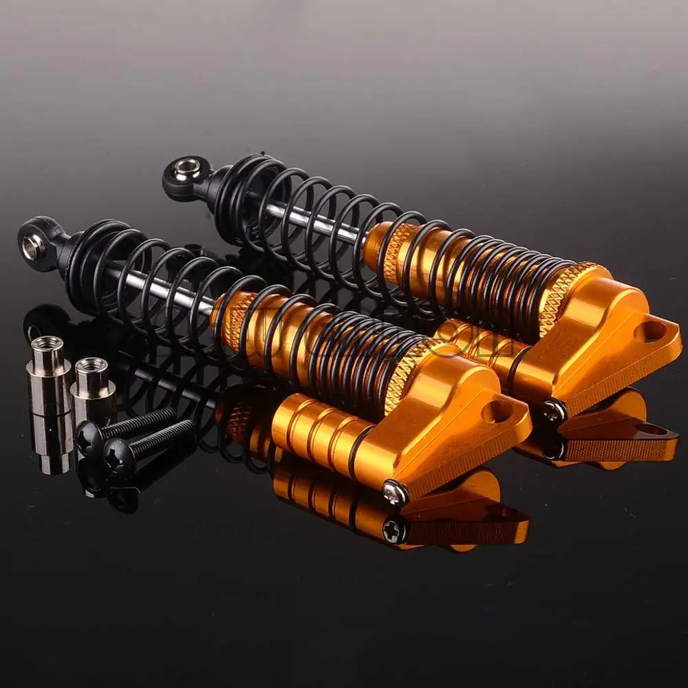 2P RC алюминиевая двойная подвеска Регулируемая косичка ударов 105 мм золото 108004 - Цвет: Gold